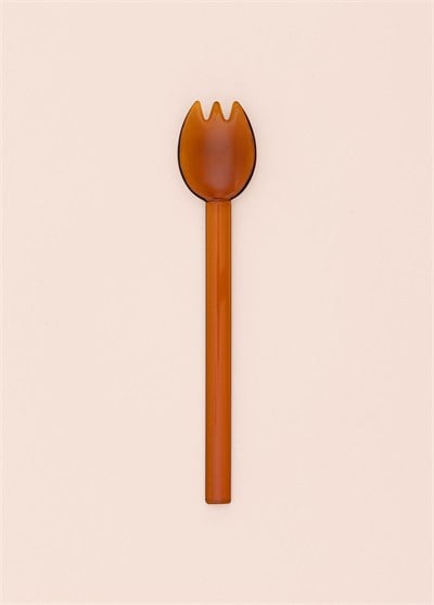 The Mia Abiete Dondurma ve Tatlı Kaşığı Amber 6lı Set