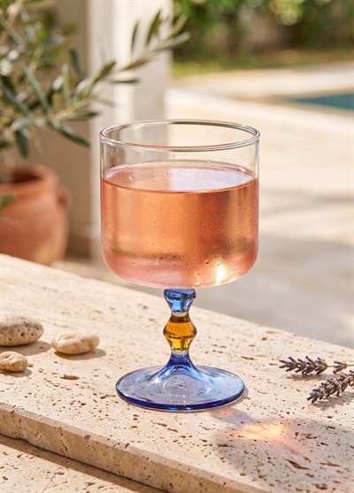 The Mia Bead Dondurmalık Tatlı Sunum Kasesi Mavi 300 ml