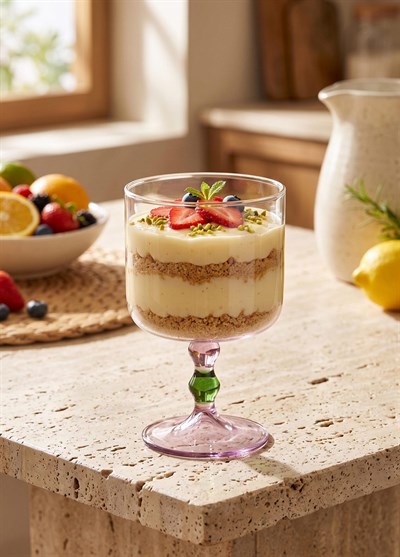 The Mia Bead Dondurmalık Tatlı Sunum Kasesi Yeşil 300 ml
