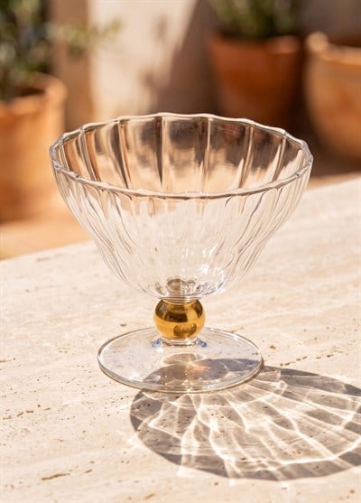 The Mia Cam Dondurmalık ve Tatlı Sunum Kasesi Gold 240 ml