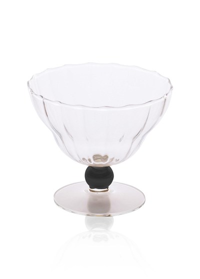 The Mia Cam Dondurmalık ve Tatlı Sunum Kasesi Black 240 ml
