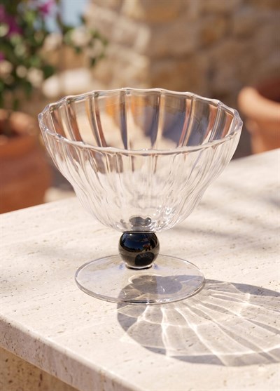 The Mia Cam Dondurmalık ve Tatlı Sunum Kasesi Black 240 ml