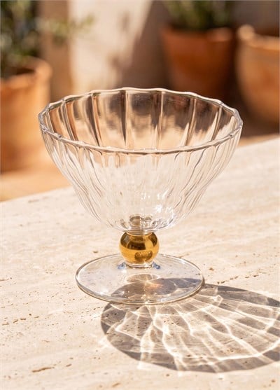The Mia Cam Dondurmalık ve Tatlı Sunum Kasesi Gold 240 ml