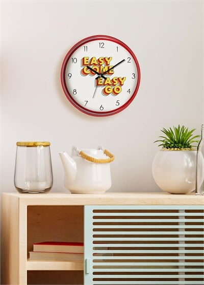 The Mia Hype Duvar Saati Easy Come 30 cm