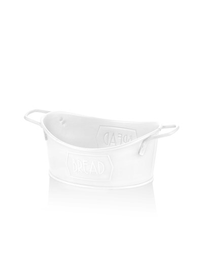 The Mia Ekmek Servisi Beyaz 23x14 cm