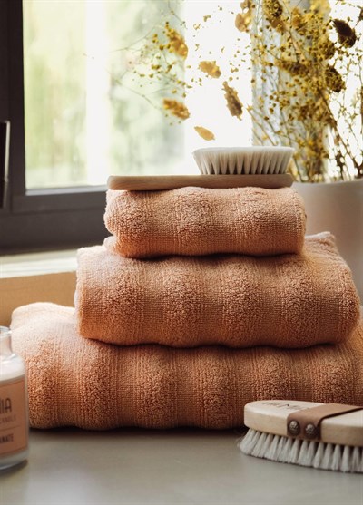 The Mia Fine Cotton TerraCotta Yüz Havlusu 90x50 Cm