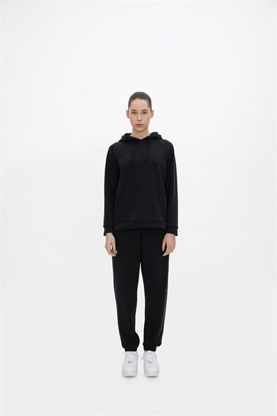 Oma Lastikli Paça Alt Jet Black S