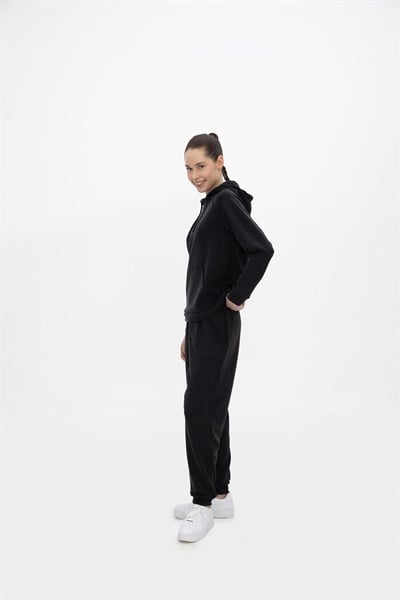 Oma Lastikli Paça Alt Jet Black M