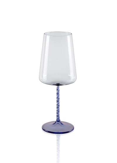 The Mia Edera Şarap Kadehi Mavi 500 ml