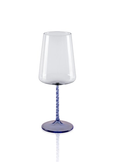 The Mia Edera Şarap Kadehi Mavi 500 ml