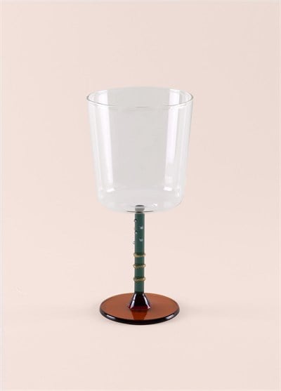 The Mia Line Şarap Kadehi Yeşil 300 ml