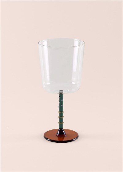 The Mia Line Şarap Kadehi Yeşil 300 ml