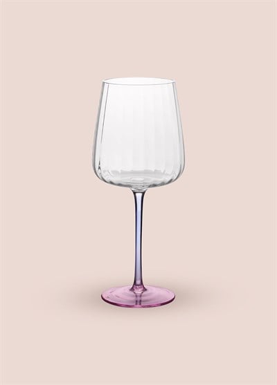 The Mia Şarap Kadehi Mavi Pembe 600 ml