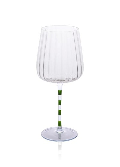 The Mia Şarap Kadehi Mor Yeşil 500 ml