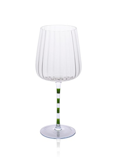 The Mia Şarap Kadehi Mor Yeşil 500 ml