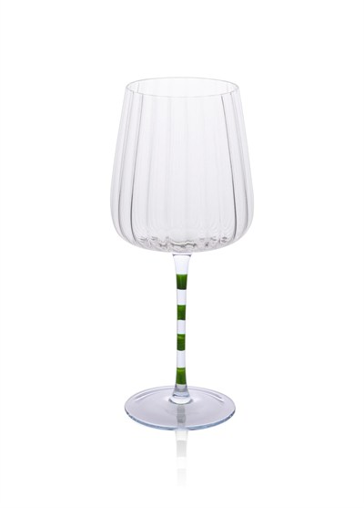 The Mia Şarap Kadehi Mor Yeşil 500 ml
