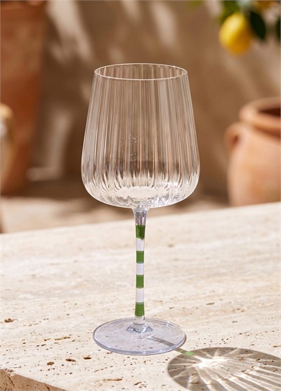 The Mia Şarap Kadehi Mor Yeşil 500 ml