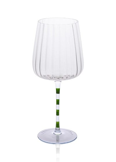 The Mia Şarap Kadehi Mor Yeşil 600 ml