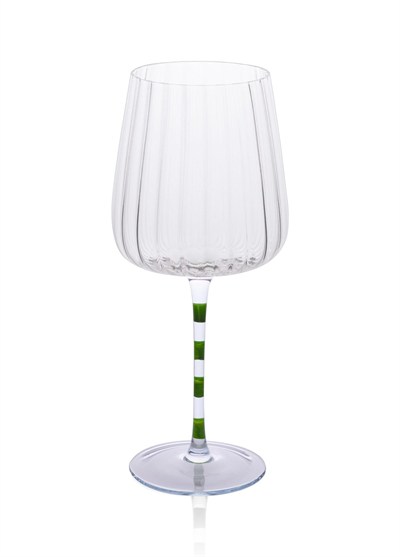 The Mia Şarap Kadehi Mor Yeşil 600 ml