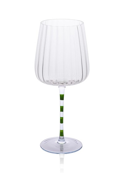 The Mia Şarap Kadehi Mor Yeşil 600 ml