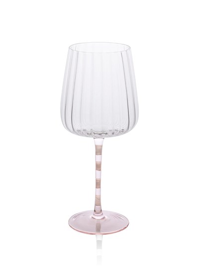 The Mia Şarap Kadehi Pembe Beyaz 500 ml