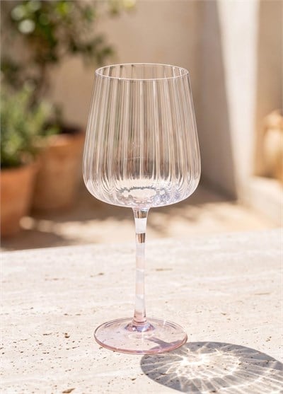 The Mia Şarap Kadehi Pembe Beyaz 500 ml