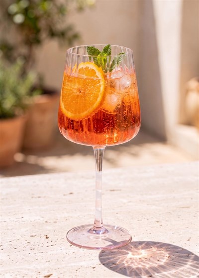 The Mia Şarap Kadehi Pembe Beyaz 500 ml