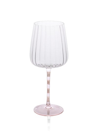 The Mia Şarap Kadehi Pembe Beyaz 500 ml