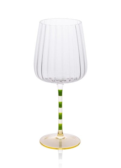 The Mia Şarap Kadehi Yeşil Sarı 500 ml