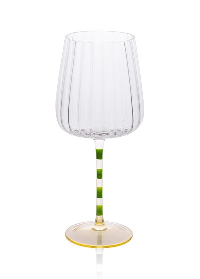 The Mia Şarap Kadehi Yeşil Sarı 500 ml