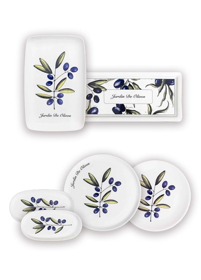The Mia Olivos Kahvaltı Takımı 6 Kişilik 15 Parça Set 1