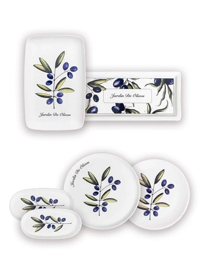 The Mia Olivos Kahvaltı Takımı 6 Kişilik 15 Parça Set 1