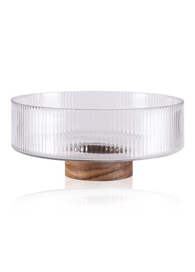 The Mia Ayaklı Cam Kase 26x11 cm
