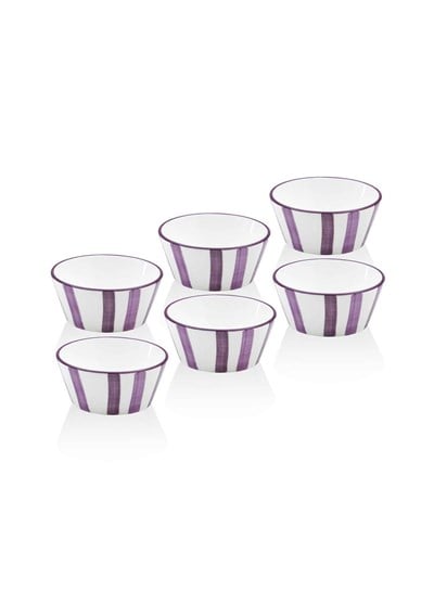 The Mia Joy Sosluk Çerezlik 6lı Set Mor 10 cm