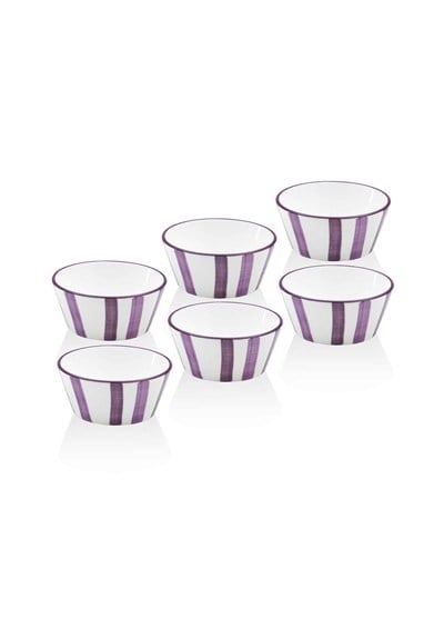 The Mia Joy Sosluk Çerezlik 6lı Set Mor 10 cm