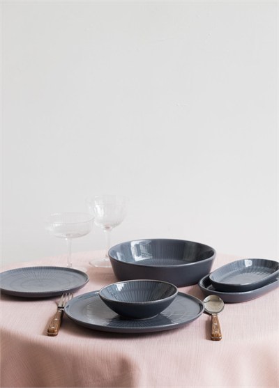 The Mia Noon Çorba Kasesi 6lı Set Gri 15 cm
