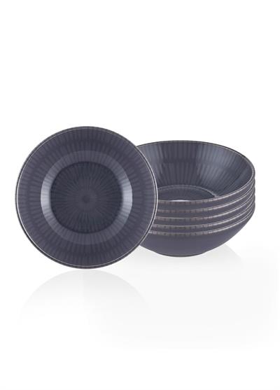 The Mia Noon Kase 6lı Set Gri 15 cm