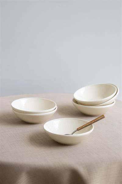 The Mia Noon Kase 6lı Set Krem 15 cm