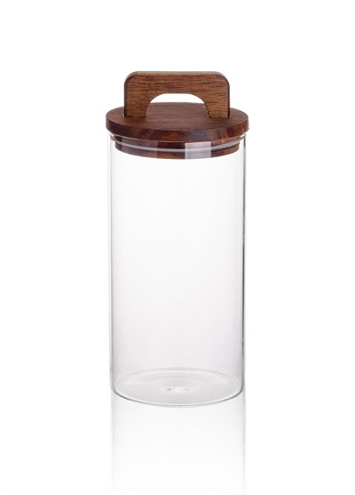The Mia Akasya Cam Kavanoz 1,1 Litre