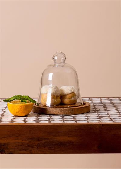 The Mia Madera Kek Saklama Fanusu 20x21x21 cm