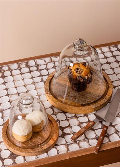 The Mia Madera Kek Saklama Fanusu 20x21x21 cm