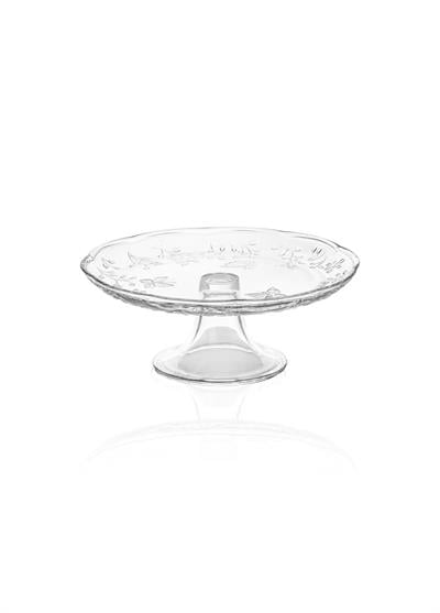 The Mia Ayaklı Cam Sunum Tabağı 27x27x11 cm CAM0499