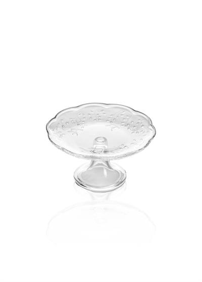 The Mia Ayaklı Cam Sunum Tabağı 20x10 cm CAM0500