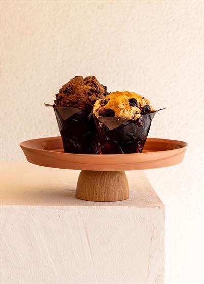 The Mia Limoges Ahşap Ayaklı Tabak Terracota 22x6 cm