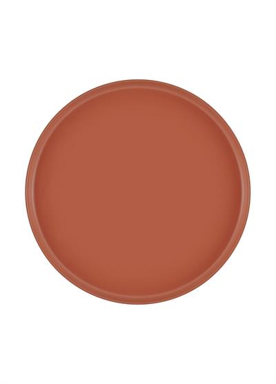 The Mia Limoges Ahşap Ayaklı Tabak Terracota 27x12 cm