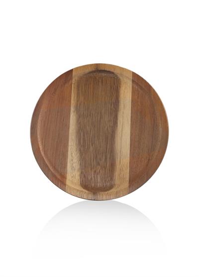 The Mia Natura Akasya Ayaklı Servis 20x6 cm