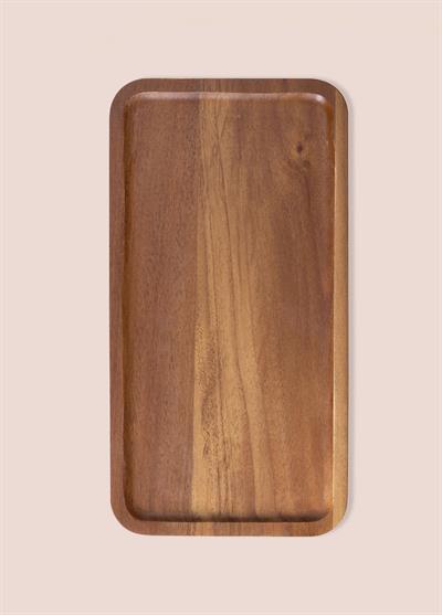 The Mia Natura Akasya Ayaklı Servis 38x21x6 cm