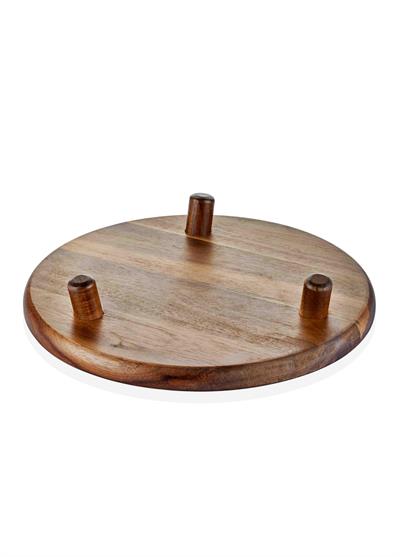 The Mia Natura Akasya Ayaklı Servis 32 cm