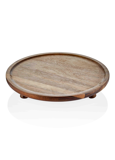 The Mia Natura Akasya Ayaklı Servis 32 cm