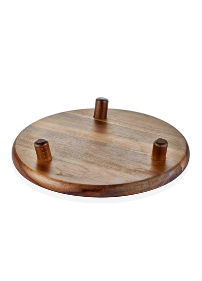 The Mia Natura Akasya Ayaklı Servis 32 cm